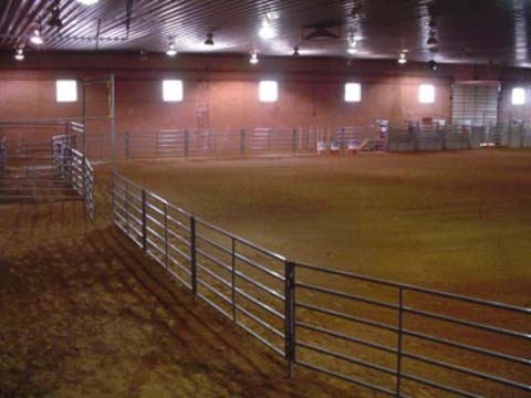 Indoor Arena Windows and Gate